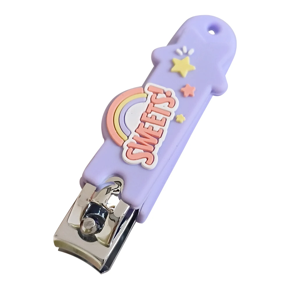 Purple Baby Nail Clippers Set Safe and Gentle Nail Clippers for Infants and Kids