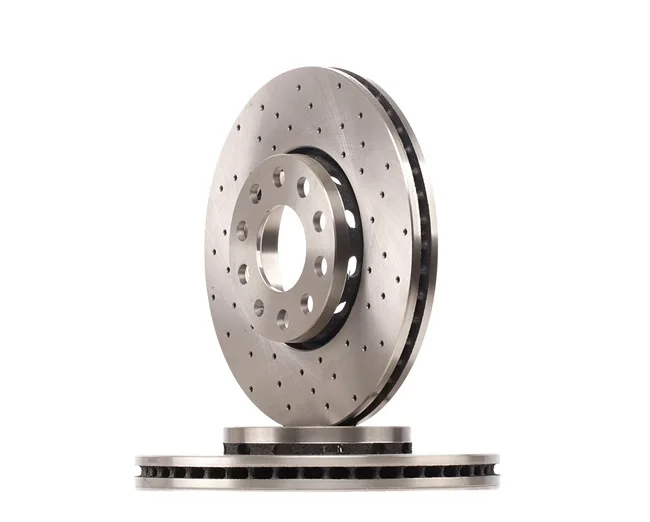 Cross Drilled And Slotted High Carbon Brake Rotor 4A0615301C 4A0615301D 4A0615301E 8E0615301Q
