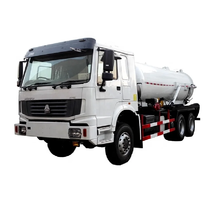 Sinotruk Howo 4*2 8000L 190hp 6-колесный резервуар для вакуумной очистки высокое давление промывка канализации транспортное средство грузовик всасывания