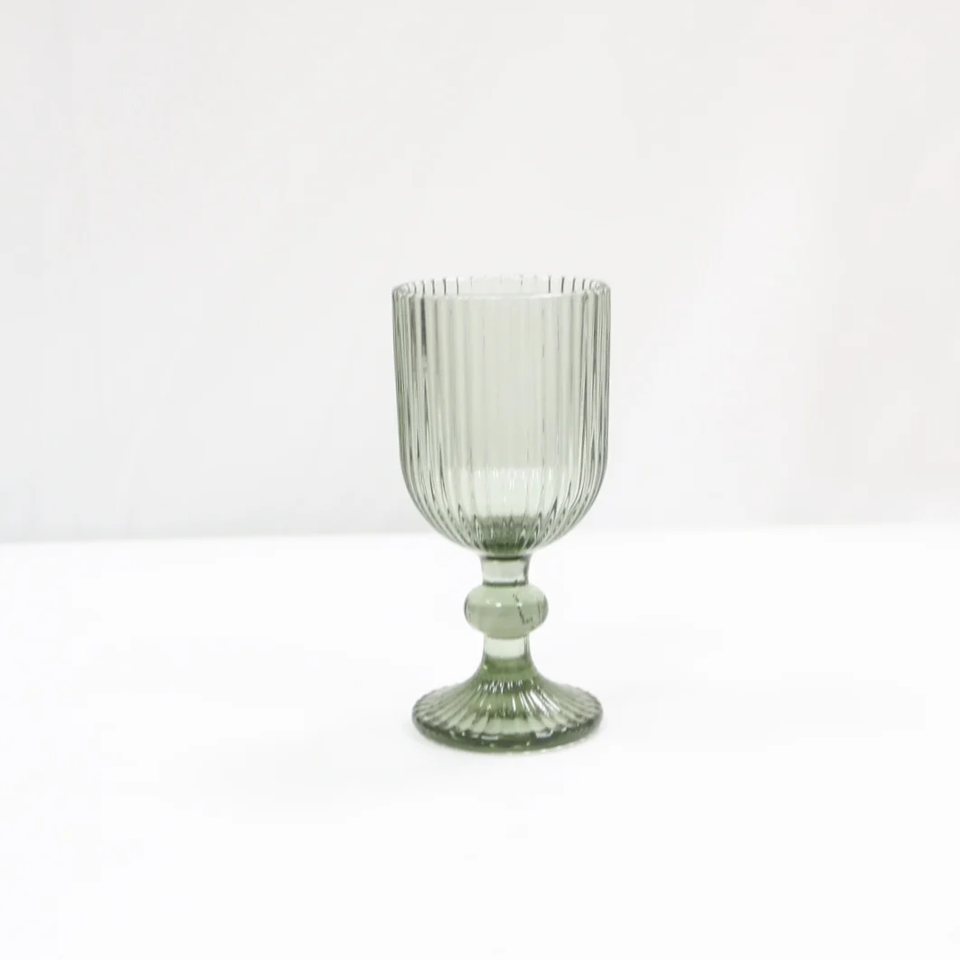 Factory Wholesale Vintage Glass Goblet Retro Glassware Wine Goblet Wine Cup Glass Goblet for Beverage Wine