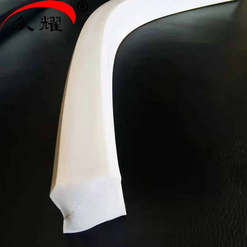 
2021 China Heat Insulation White Square Foamed Silicone Rubber Sealing Strip for sale 