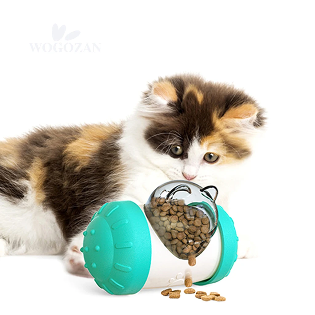 
Hot Sale Sturdy Pet Cat Dog Toy Auto Food Dispenser Toy Pet Training Improve Intelligence 