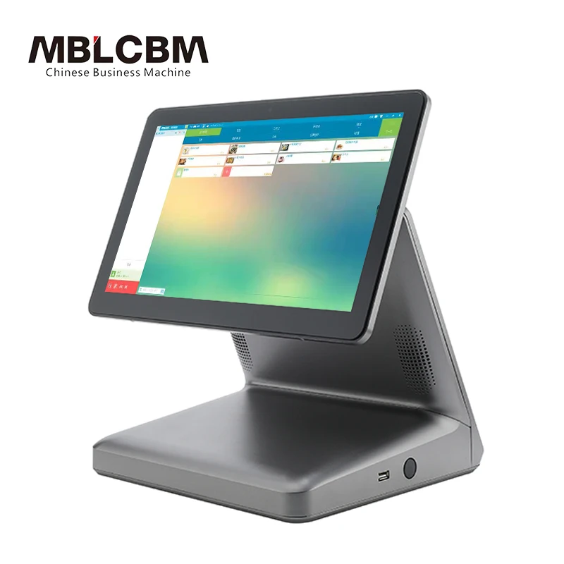 15 6 дюймов сенсорный экран монитор емкостный POS Android 13 заказ Ресторан кассовый аппарат pos машина sstelestes кассовые