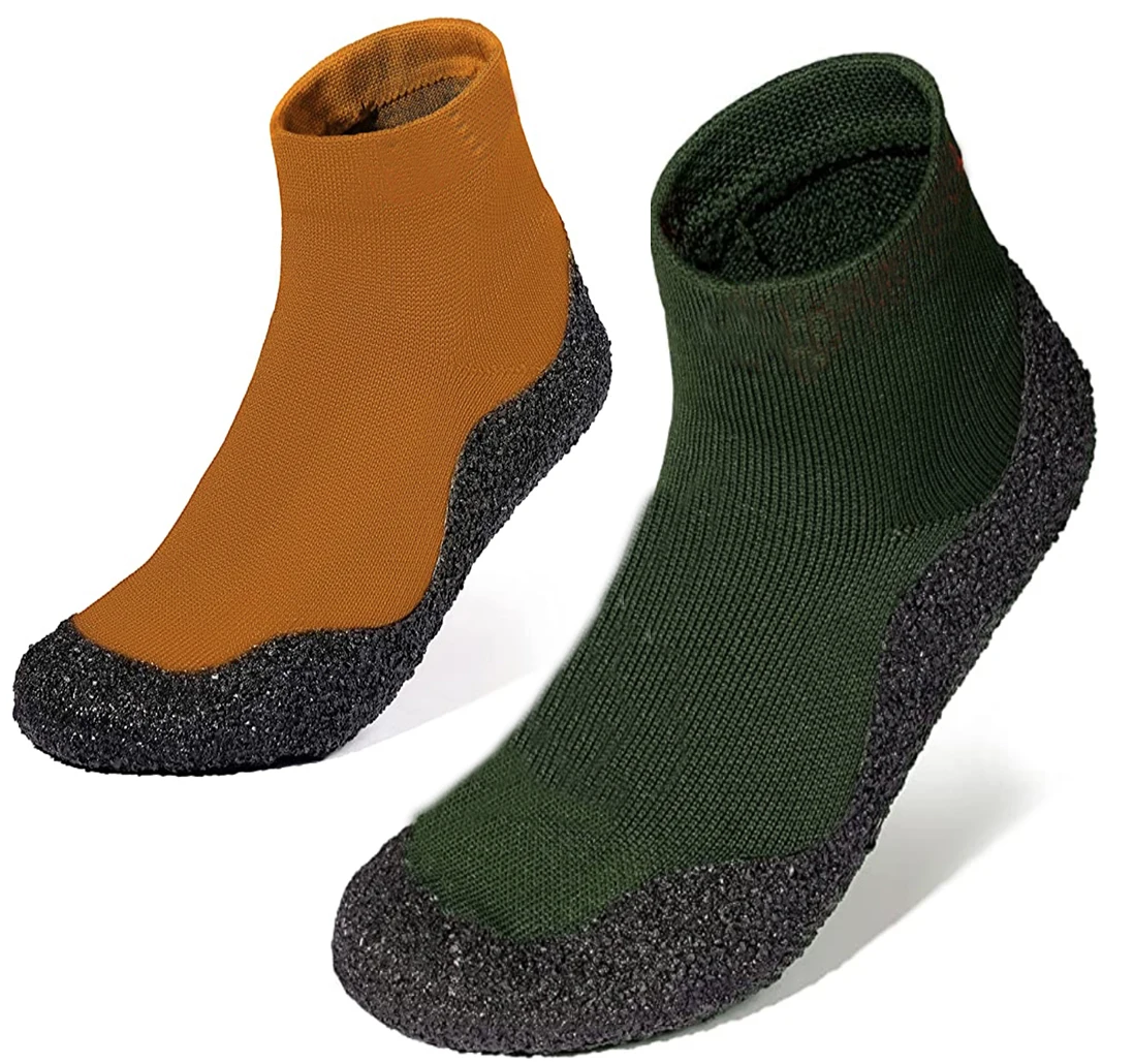 Custom High Quality Latex Black Non Slip Mens Rubber Barefoot Beach Swimming Sock