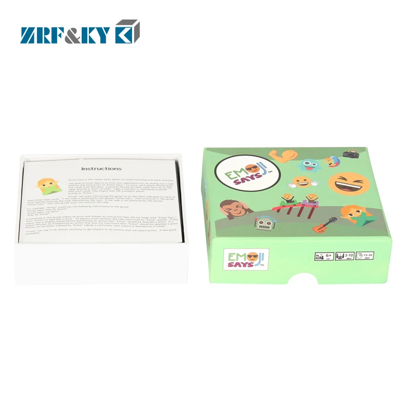 Цветная бумажная коробка для игр