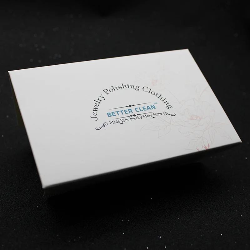 8x8cm Custom Logo Silver Polishing Cloth Microfiber Suede Jewelry Cleaning Cloth cleaner care cleaning polishing cloth for jewel