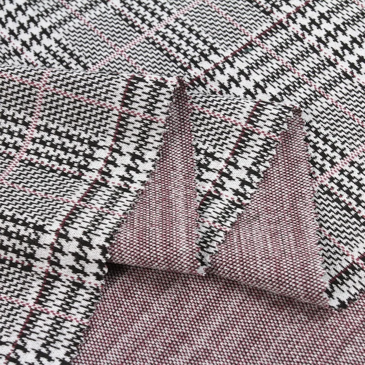 TR yarn dyed  high quality striped jacquard fabric