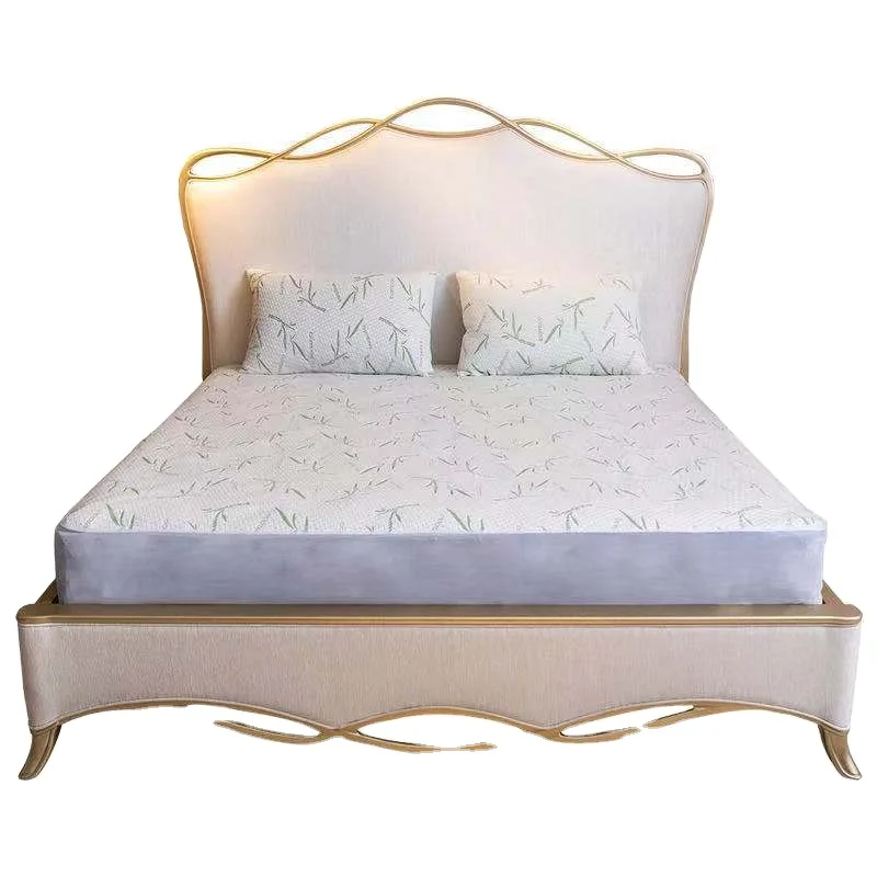 Natural Bamboo Jacquard Hypoallergenic Waterproof Mattress Cover Protector