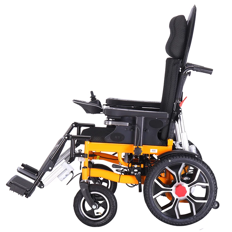 Hottest Disabled Elderly Reclining Remote Control Lightweight Economical Electric Wheelchair price silla de ruedas