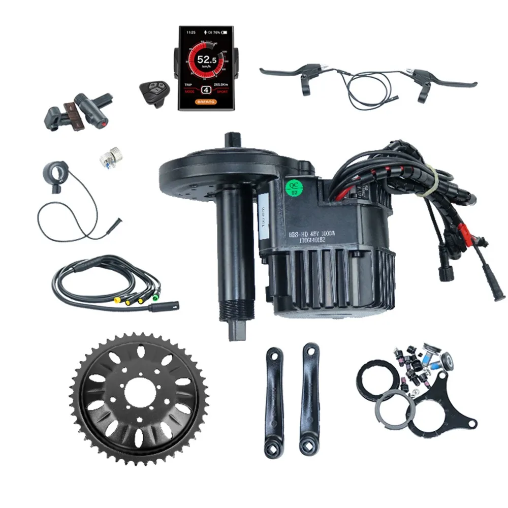 
Bafang BBSHD BBS03B BBS03 8fun 48V 1000W Mid Drive Motor Electric Bike Conversion Kit 