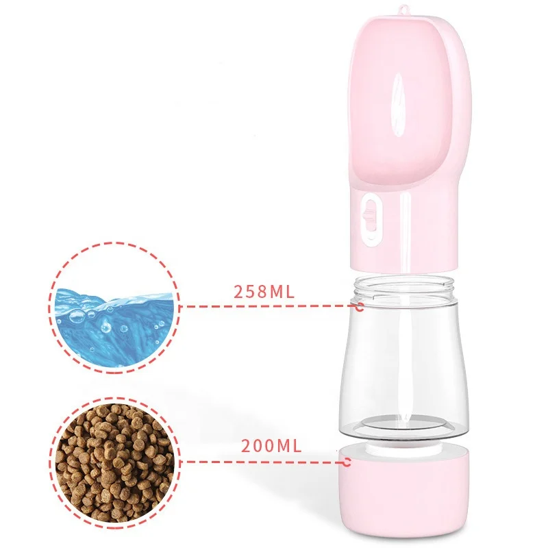 Gorgeous Quality Pet Travel Water Bottle Dispenser Portable Dog Cat Drinking Bottle with Optional Color