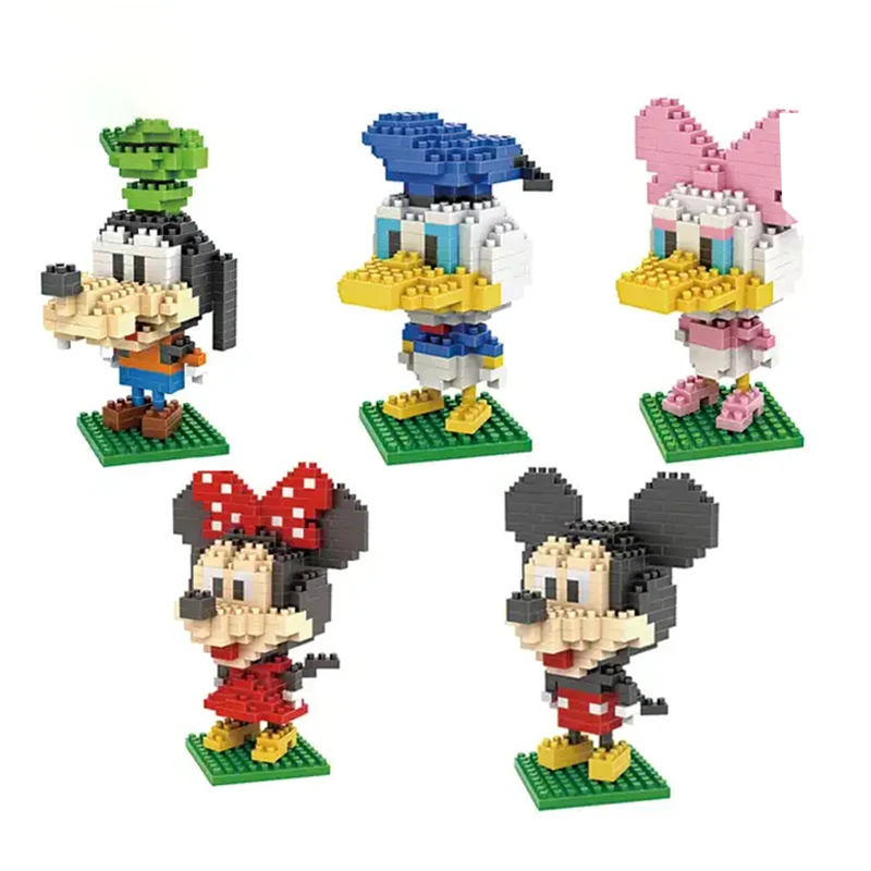 2024 Mini Cartoon Mouse Compatible with DIY Assembling Particles Micro Educational Diamond Building Blocks Sets Kids Toys