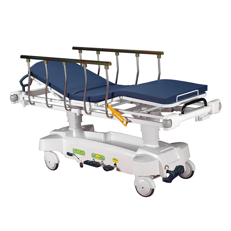 RC111-B  folding ambulance stretcher  for hospitals folding emergency trolleys