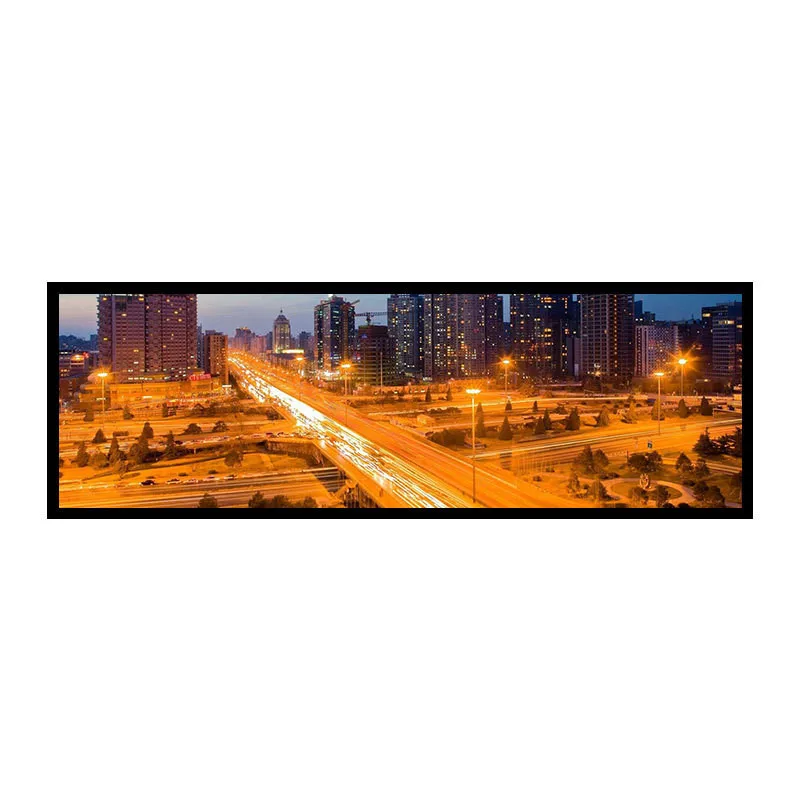 weier 37 43inch stretch bar screen display lcd strip wide supermarket led advertising screen