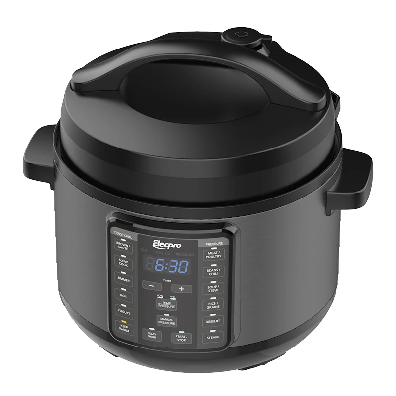 4 Quart 4L capacity 10 programmable convenient preset menus 10 safety system ceramic inner pot Easy Use Electric Pressure Cooker