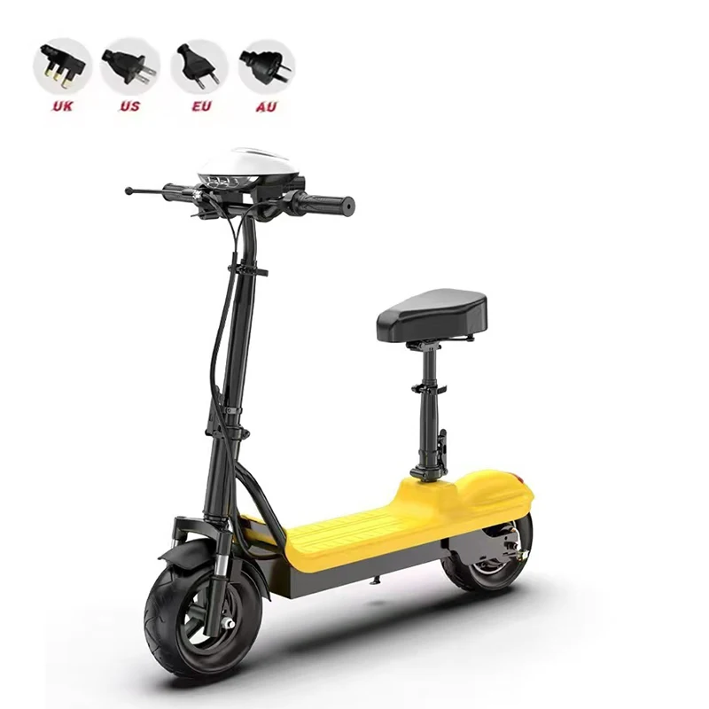10 inch modified seat electric scooters powerful adult offroad electric scooter with 350w motor