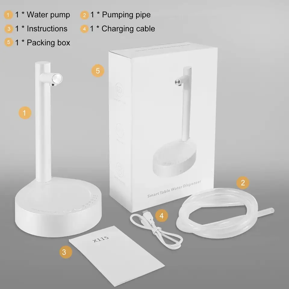 2023 Smart Table Automatic Drinking Dispenser Portable Electric USB Water Pump Bedside Desk Water Dispenser