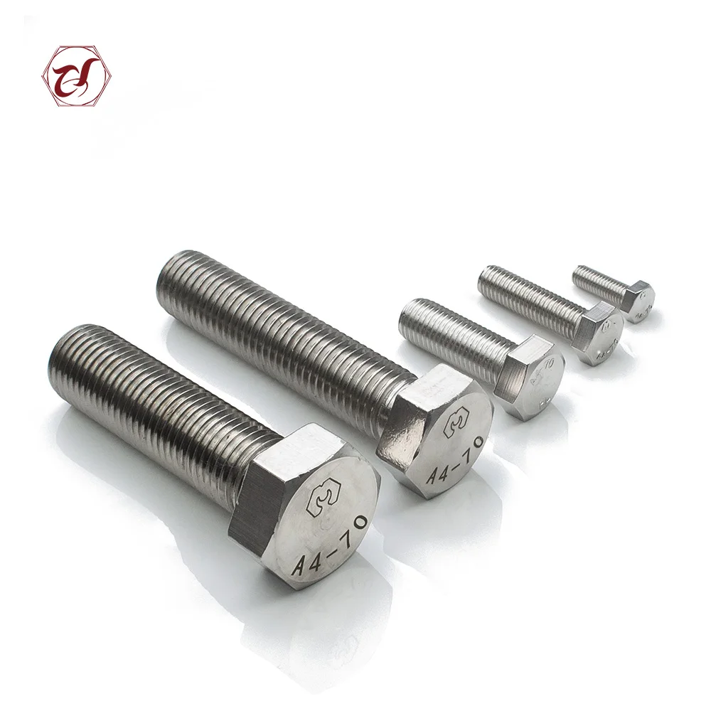 Low-priced Clearance Sale DIN933 Stainless Steel SS316L Hex Bolt In Stock