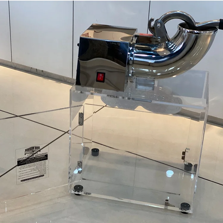 GRT-A108F Dual Blades Electric Ice Crusher /Stainless Steel Snow Cone Maker Machine /ice shaver machine