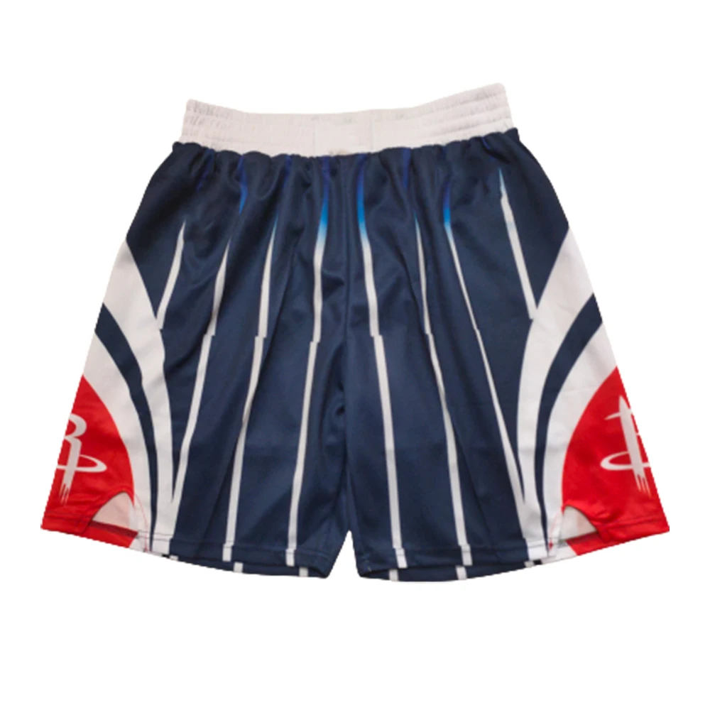 Mens Houston City Edition Basketball Sports Rocket Shorts Wholesale 75th Anniversary Wear Blue Latest 2021