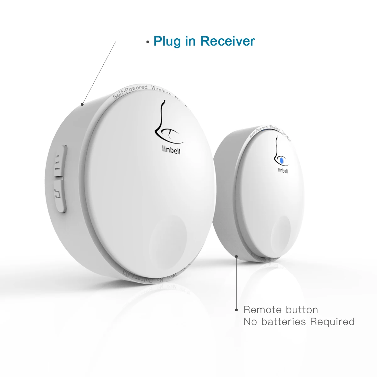 CE FCC cert 300 meter Wireless digital door chime 58 melody wireless door bell Waterproof IP67 Wireless doorbell