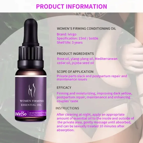 ivirgo vagina Tightening firming Female aphrodisiac orgasm liquid sex drops for woman sexual massage oil