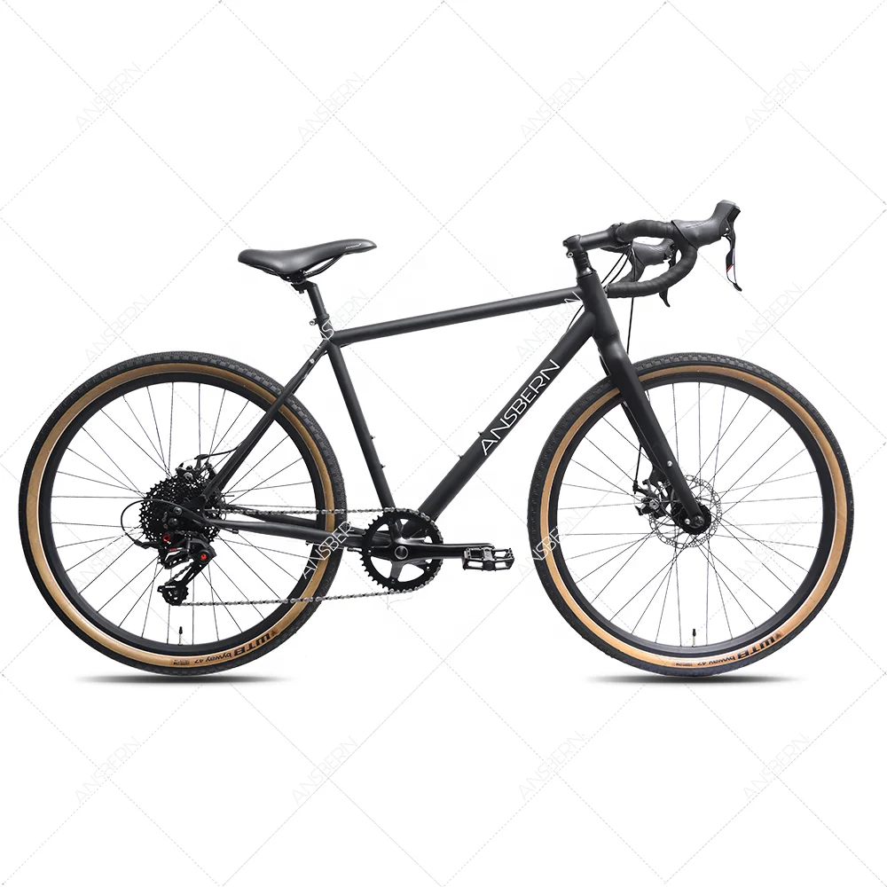 2023 Ansbern OEM Wholesale Disc 700C Wheel Chromoly Road Bicycle Gravel Bikes Aluminum Alloy Frame Cycling for Sale