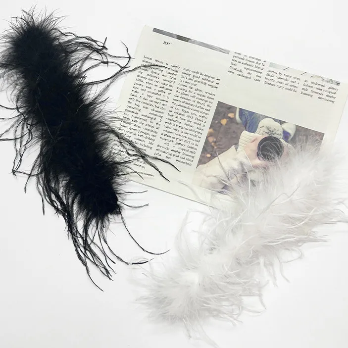 2023 Colorful Ostrich Fur Hair Clasp Women Wristband Clap Bracelets Slap Band Feather Wristband