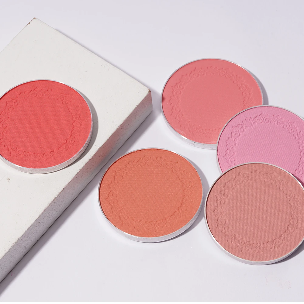 
wholesale matte blush custom powder makeup high quality low moq cosmetics matte blush 