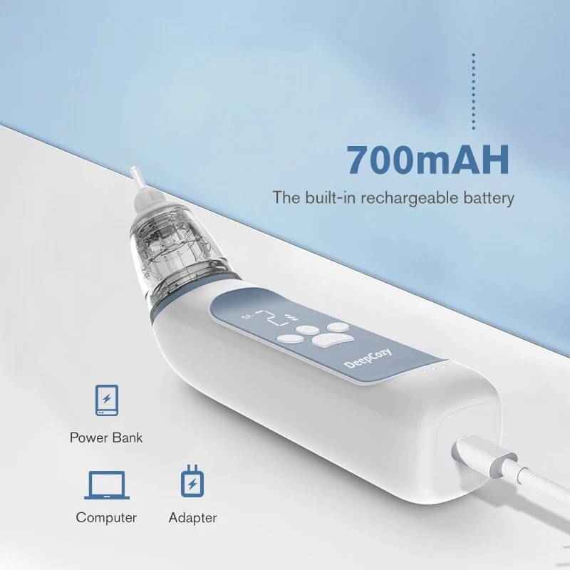 wholesale baby nose vacuum cleaner pump 68Kps strong nose booger sucker electric nasal aspirator for adult children