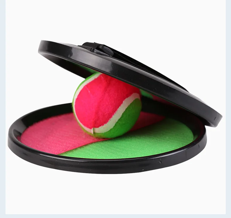 Toss Catch Ball Set Paddle Game throwing catching target sucker ball velcro sticky Nylon Catch Balls for kids toy
