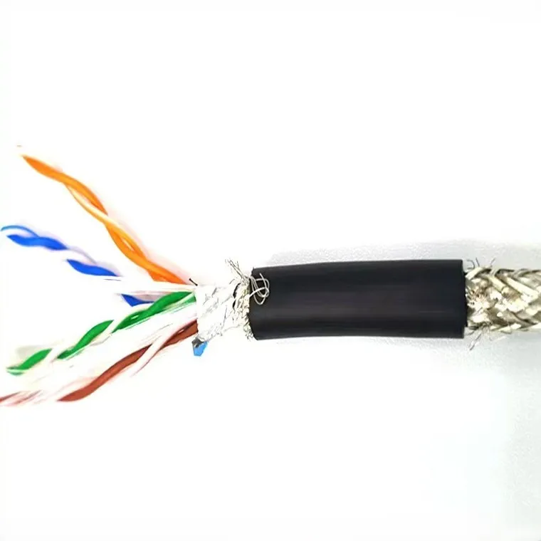Custom 3 4 5 6-Core Electrical Multicore Shielded Twisted Power Control Cable with Rubber Insulation