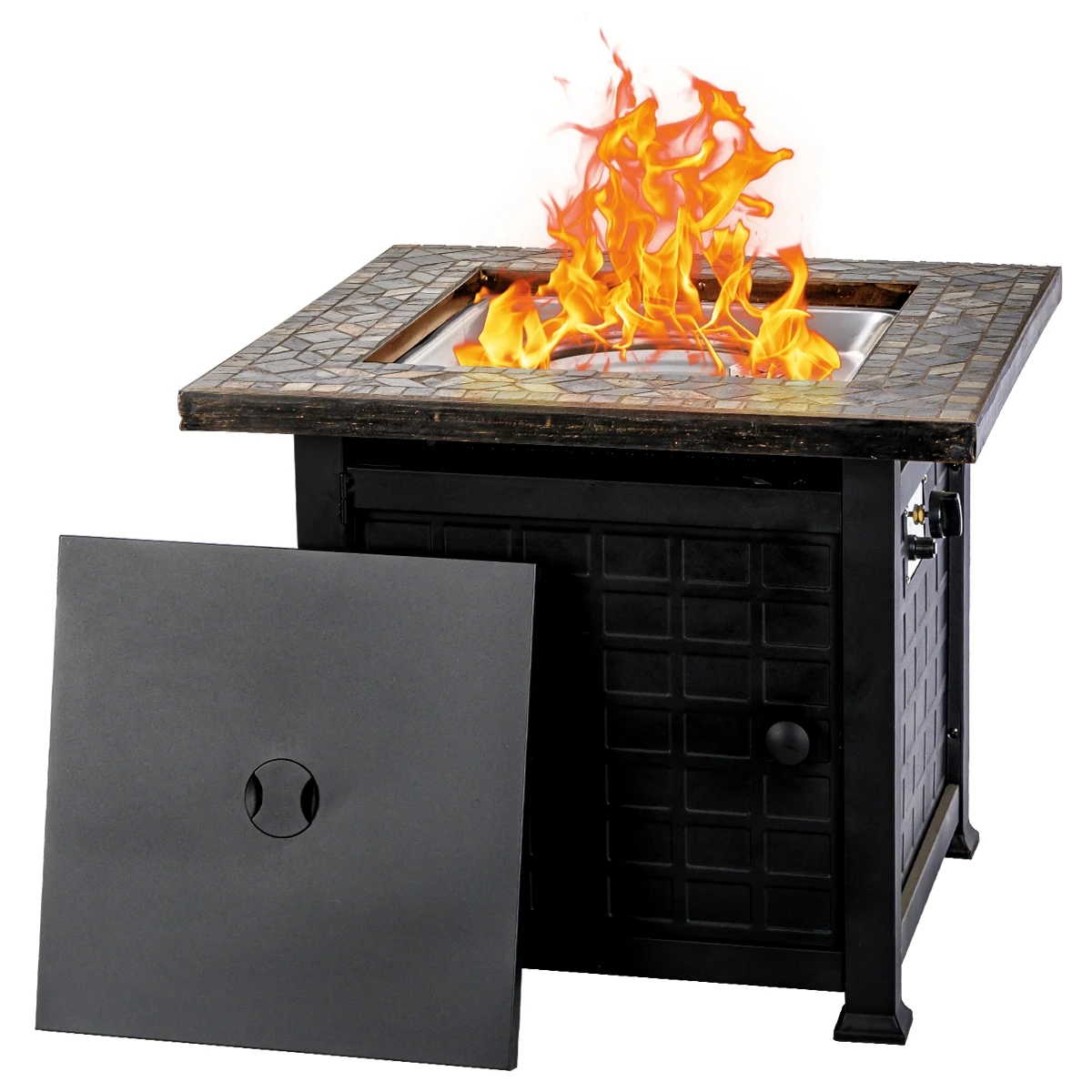 Popular And Cheap 50000 BTU Square Table Propane Gas Fire Pit for Home And Garden