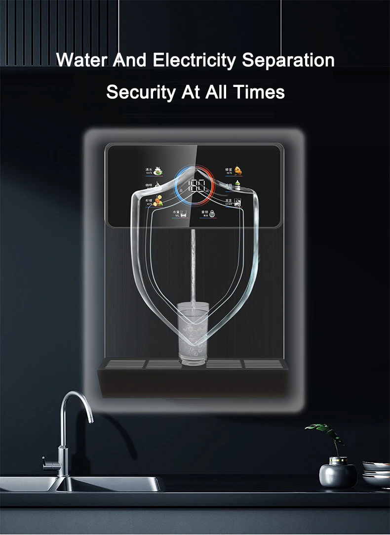 Mini Wall-Mounted Hot and Cold Water Dispenser Convenient Hot Cold Water Dispenser