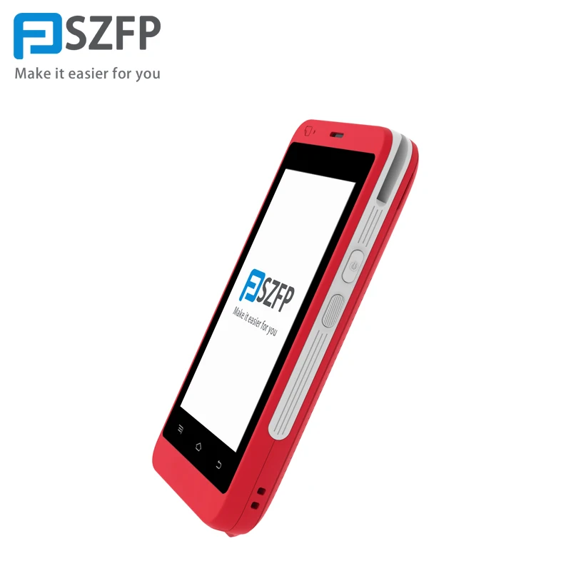 4-дюймовый программируемый Портативный 4G Wifi Android 10 OS EMV NFC smart POS-терминал без