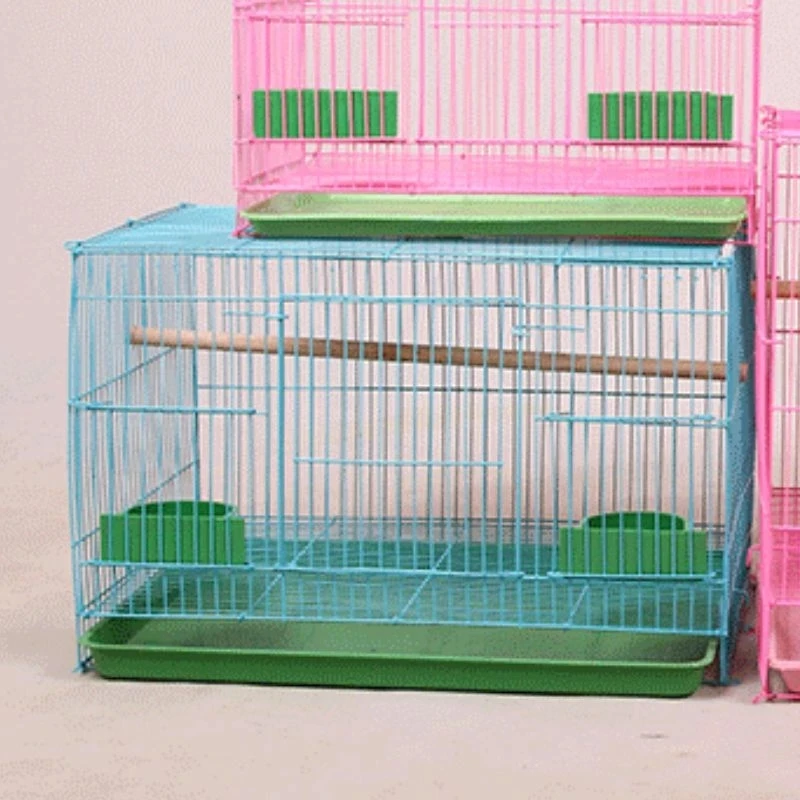 Interlinked parrots group cage villa luxury reproduction cage cage tiger skin peony 1801