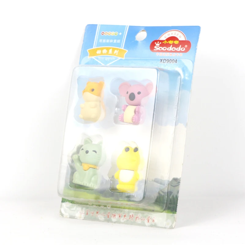 Канцтовары Soododo, игрушки для детского сада, ластик, карандаш, ластик в виде хомяка коала