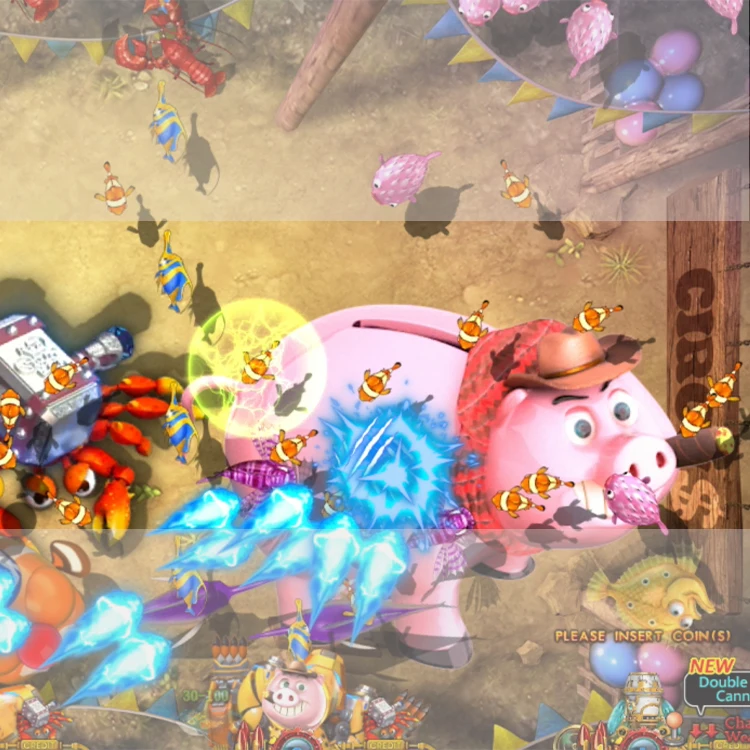 Latest Play Anywhere Online 8 Players Fish Game Cabinet Machine Circus - Buy Fish Game high profit win fish game