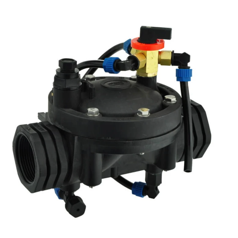 Plentirain 1.5 Inch Irrigation Solenoid Valve Option AC DC LATCH Manually With Pressure Regulator