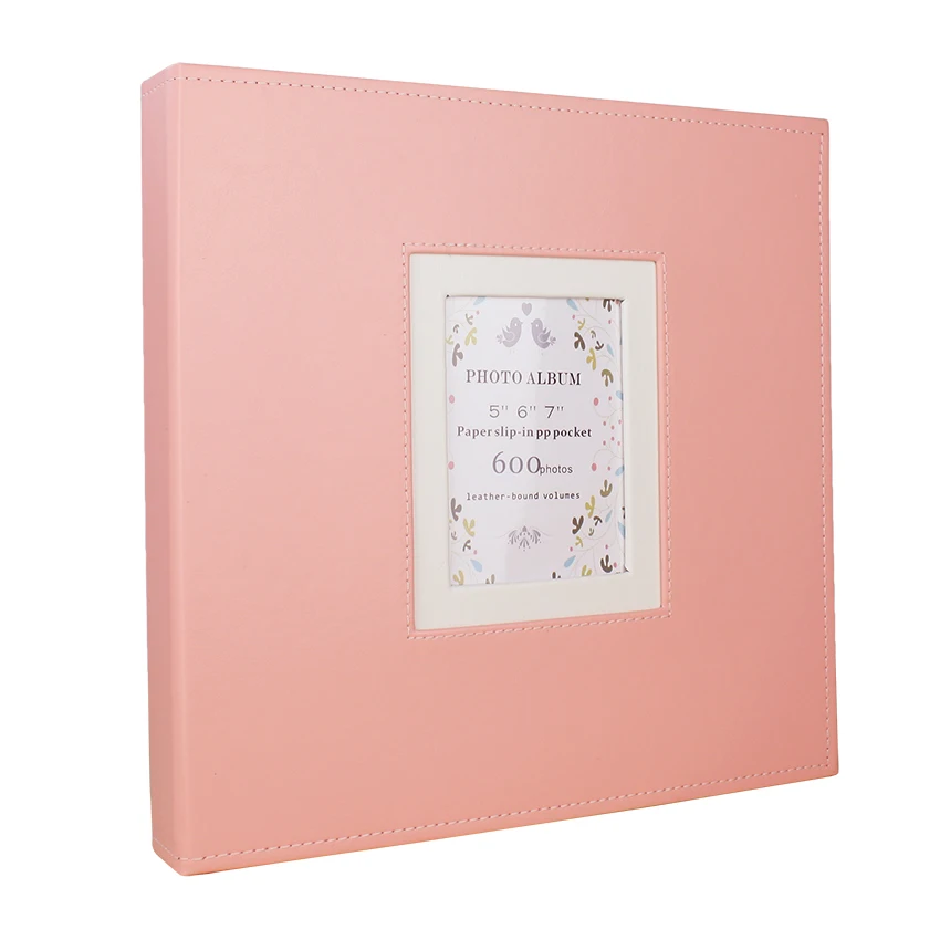 Large capacity photo album 3x5 /4x6/5x7 pp pocket sheet Photo book 600 picture slip in post bound family wedding album photos