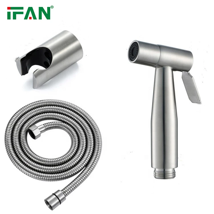 IFAN Bath Bidet Shower Portable Hand Held Muslim Shattaf Bidet Sprayer Bathroom Spray Gun Shower Toilet Bidet Sprayer
