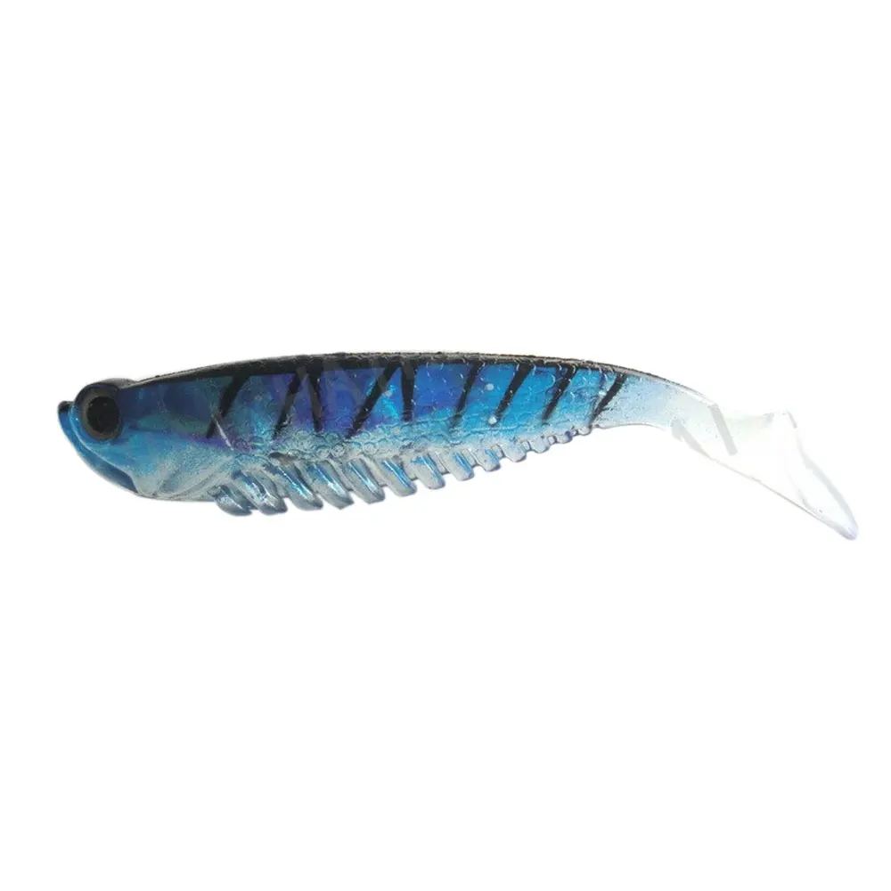 wholesale blue life like soft plastic Fishing shad Lure