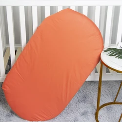 Wholesale Fitted Crib Sheet Extra Soft Neutral Cotton Twill Baby Bed Sheet for Standard Crib Mattress