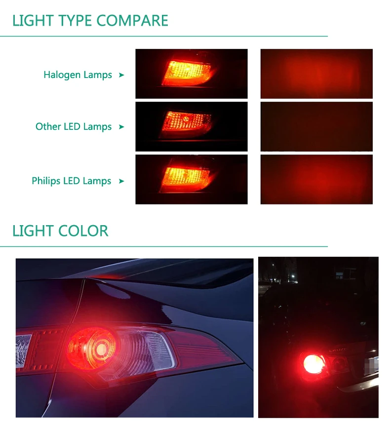 PHILIPS S25 (P21w) Reading Lamp Super Power Signal Lamp Auto  Reverse Light For Universal Cars