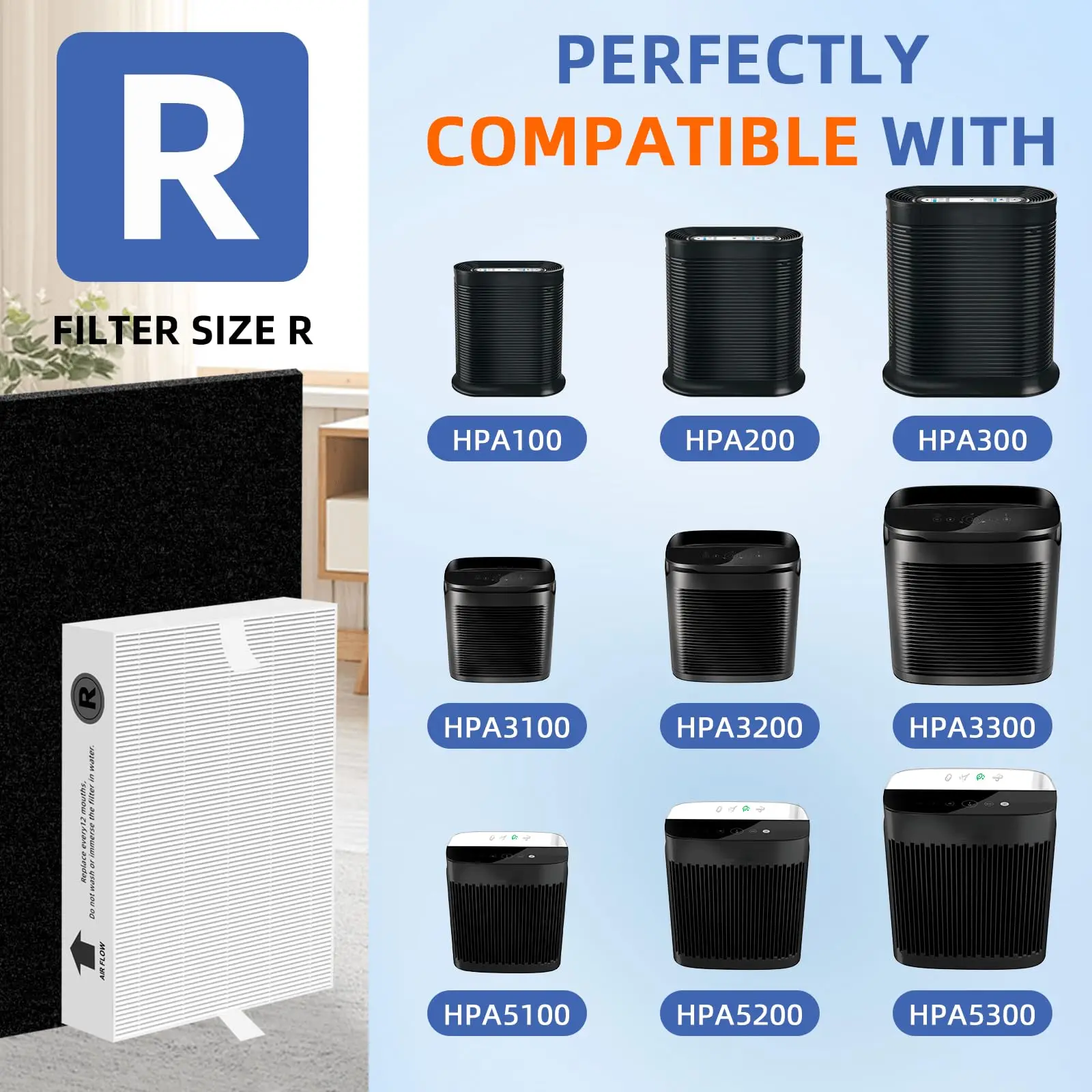 High Quality with Reasonable Wholesale Price HPA300 HEPA Filter Replacement for Honeywell Air Purifier HPA300 Series