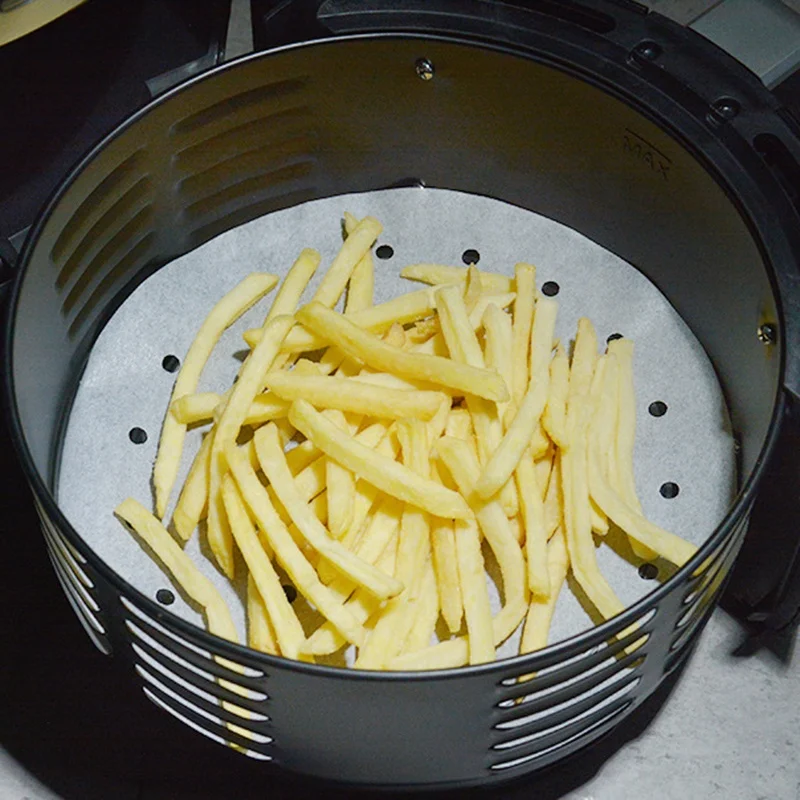 100pcs Fryer Parchment Paper Sheets Accessories for fryer Frying Cooking Baking Barbecue Food Mat dropshipping