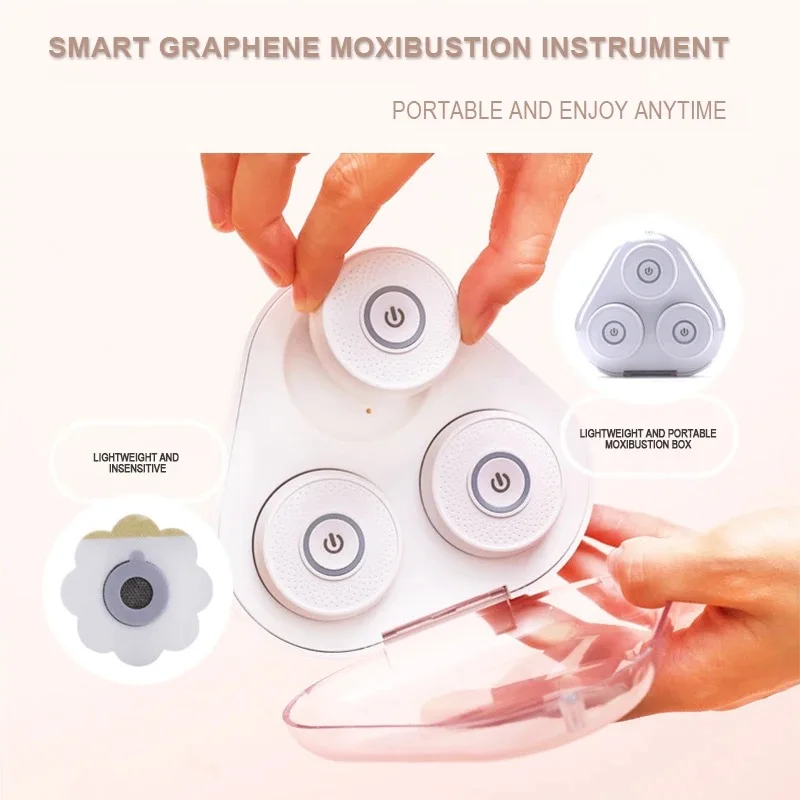 Traditional Chinese Medicine Portable Smokeless Electric Moxa Moxibustion Machine Device Therapy Sticks