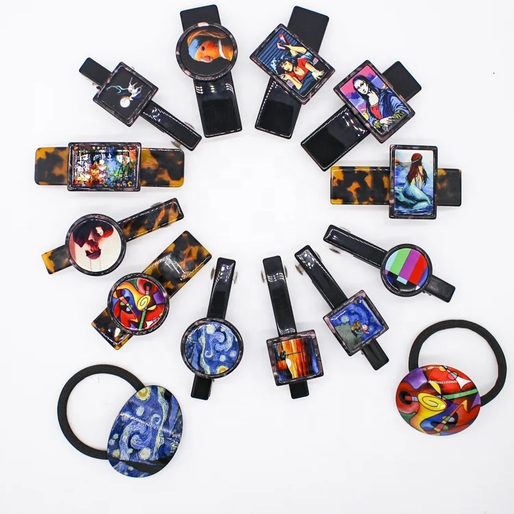 Новое поступление, аксессуары для украшения волос из целлюлозного ацетата, Французская заколка