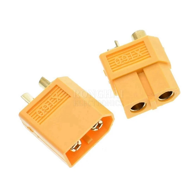 Male Female EC3 T plug Bullet Terminal Connector Plug XT 60 for Lithium Battery RC Drone Airplane T Plug Bullet Connector XT60