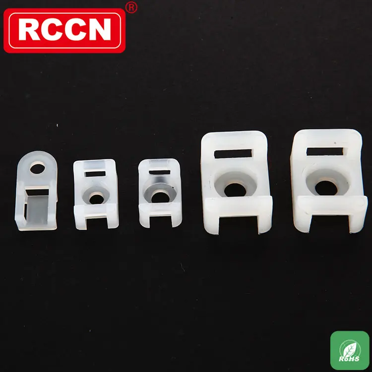 RCCN High Quality Wire Nylon Cable Clamp HC-5 Saddle Tie Mounts Electrical Cable clamp